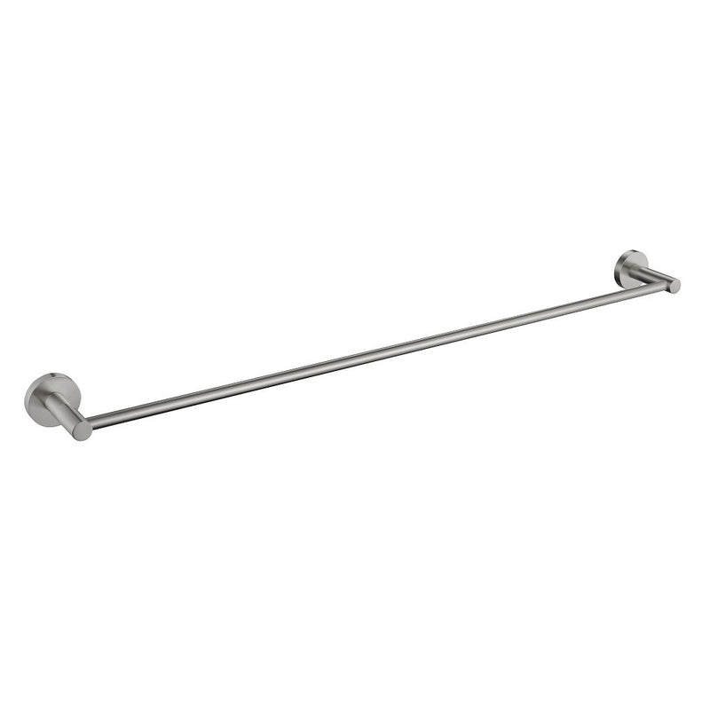 Metro Single Towel Bar - Wall Mount - 30" Brass/Brushed Nickel