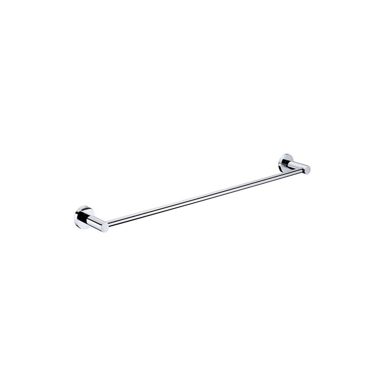 Metro Single Towel Bar - Wall Mount - 12" Brass/Polished Chrome