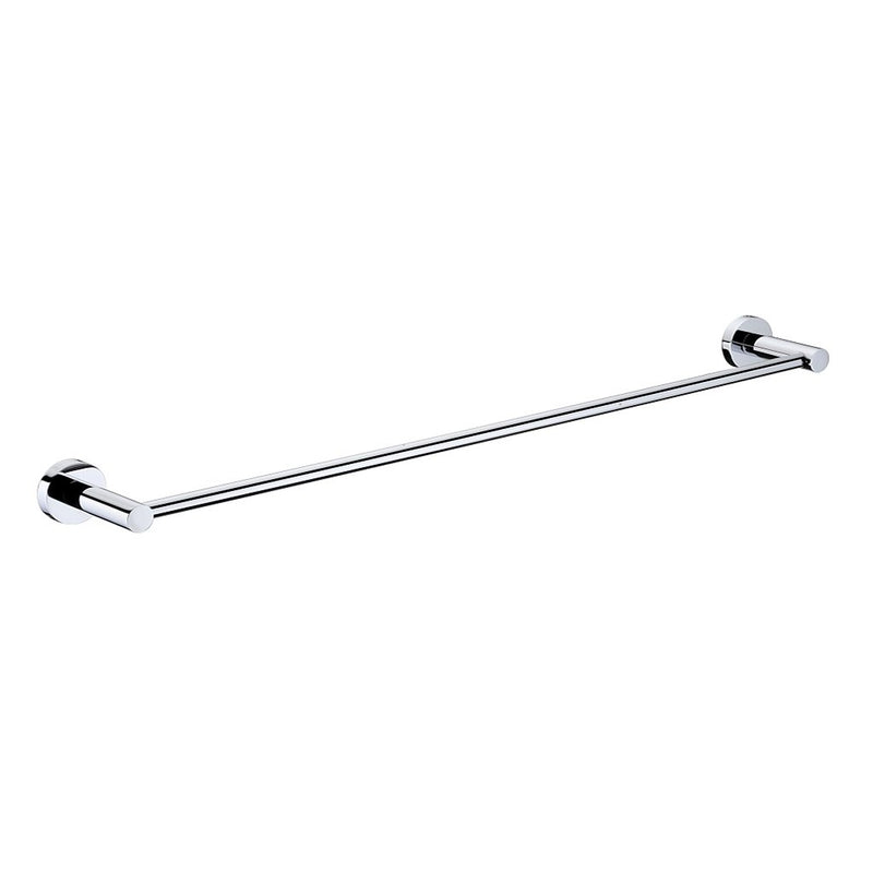 Metro Single Towel Bar - Wall Mount - 30" Brass/Polished Chrome