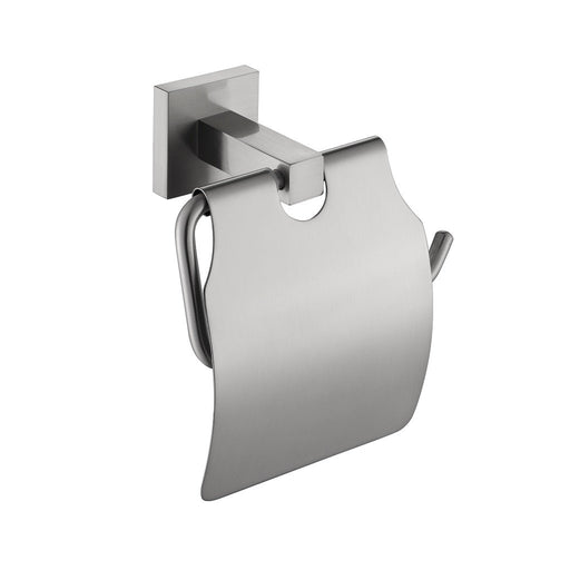 Line Lid Toilet Paper Holder - Wall Mount - 5" Brass/Brushed Nickel
