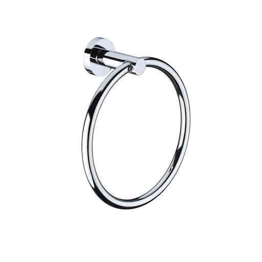 Metro Towel Ring - Wall Mount - 7" Brass/Polished Chrome