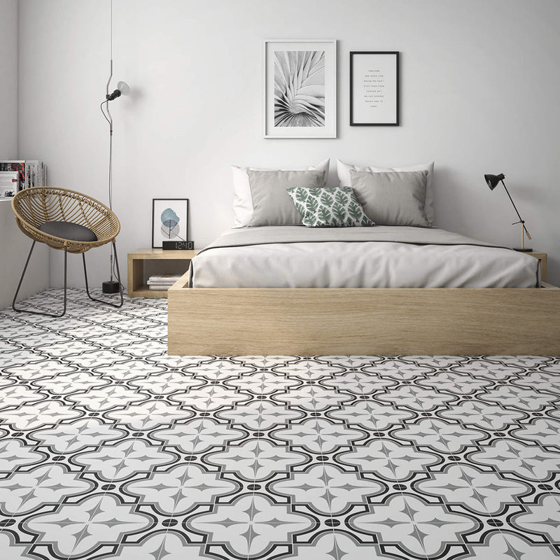 Casablanca Market Floor Tile - Floor Mount - 8 x 8" Stoneware/Glazed Polished