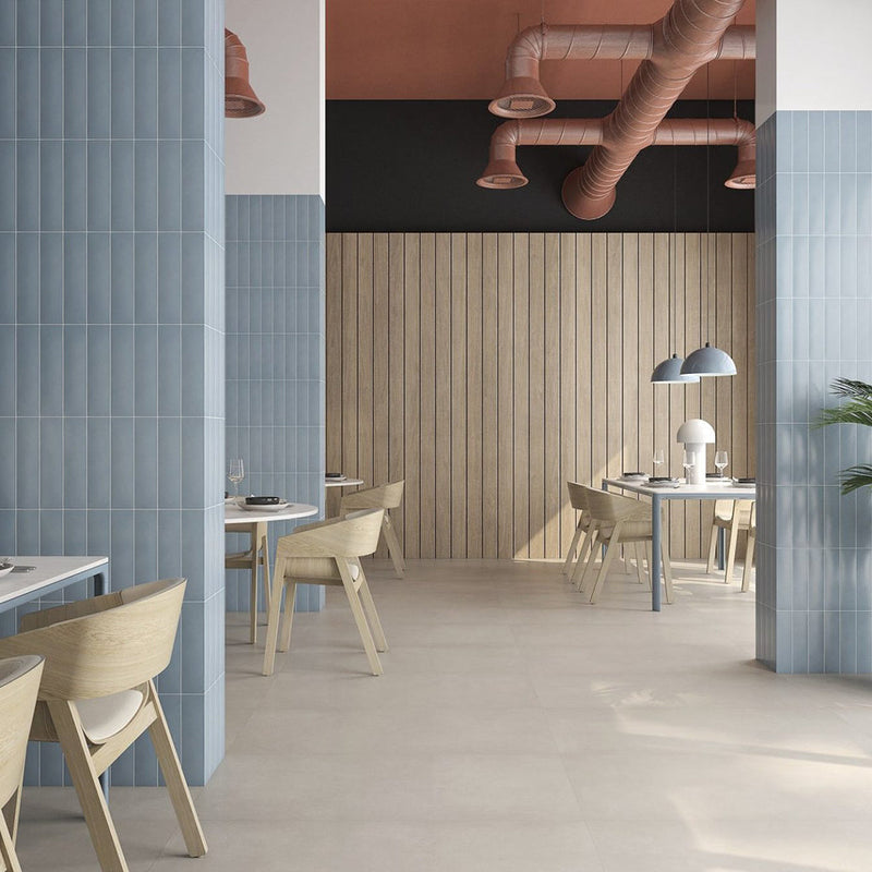 Liverpool Blanco PO Floor Tile - Floor Mount - 24 x 48" Porcelain/Polished