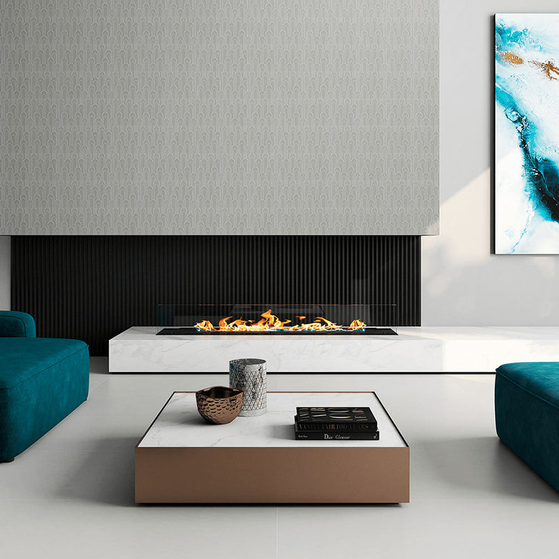 Pro Ivory UP Floor Tile - Wall Or Floor Mount - 24 x 48" Porcelain/Unpolished