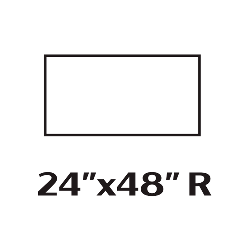 Slabs Calacata Light PO Floor Tile - Wall Or Floor Mount - 24 x 48" Porcelain/Polished