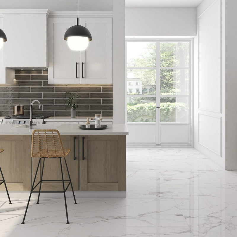 Statuary UP Floor Tile - Wall Or Floor Mount - 24 x 48" Porcelain/Unpolished