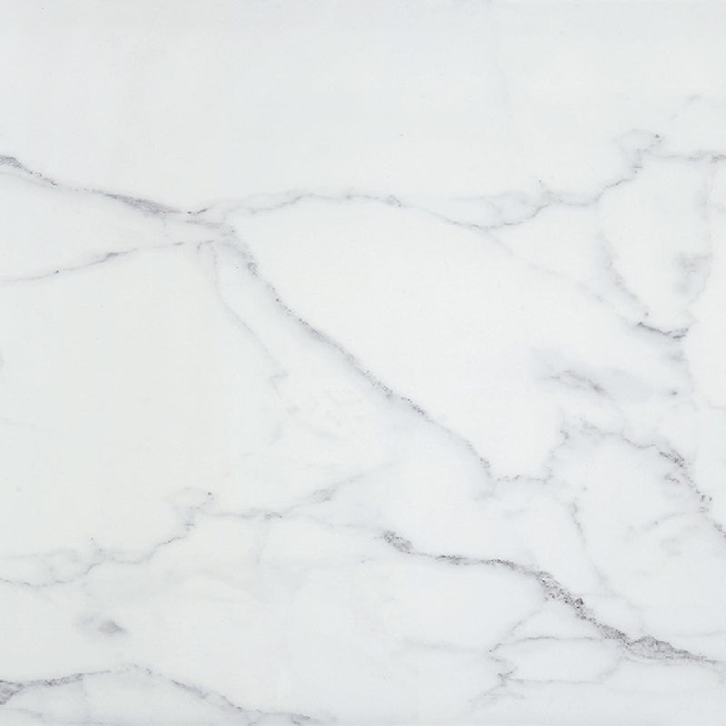 Slabs Carrara White Up Wall Tile - Wall Or Floor Mount - 24 x 48" Porcelain/Unpolished