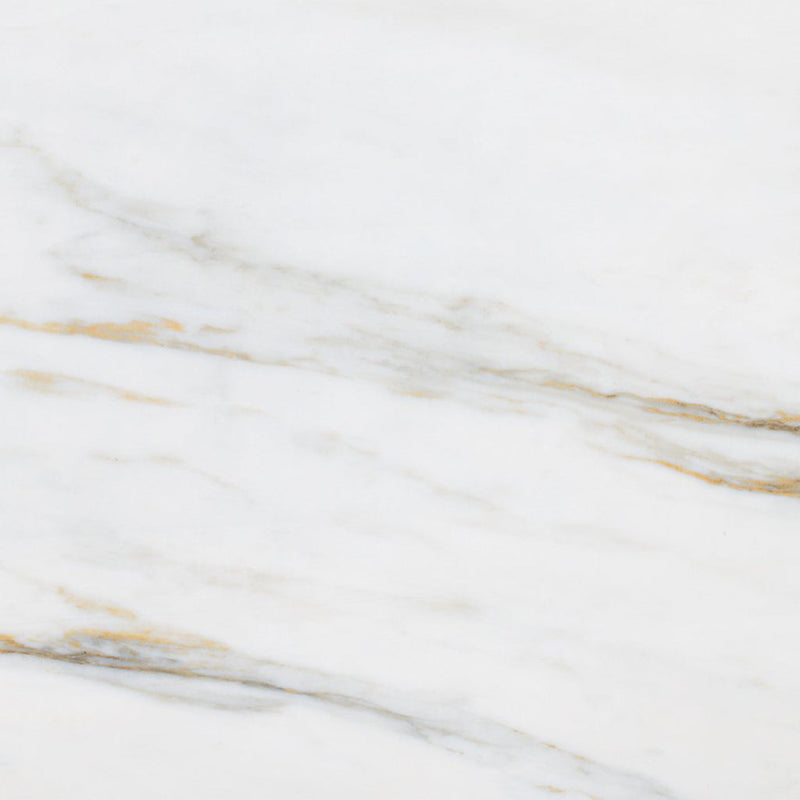 Slabs Calacata Gold PO Wall Tile - Wall Or Floor Mount - 24 x 48" Porcelain/Polished