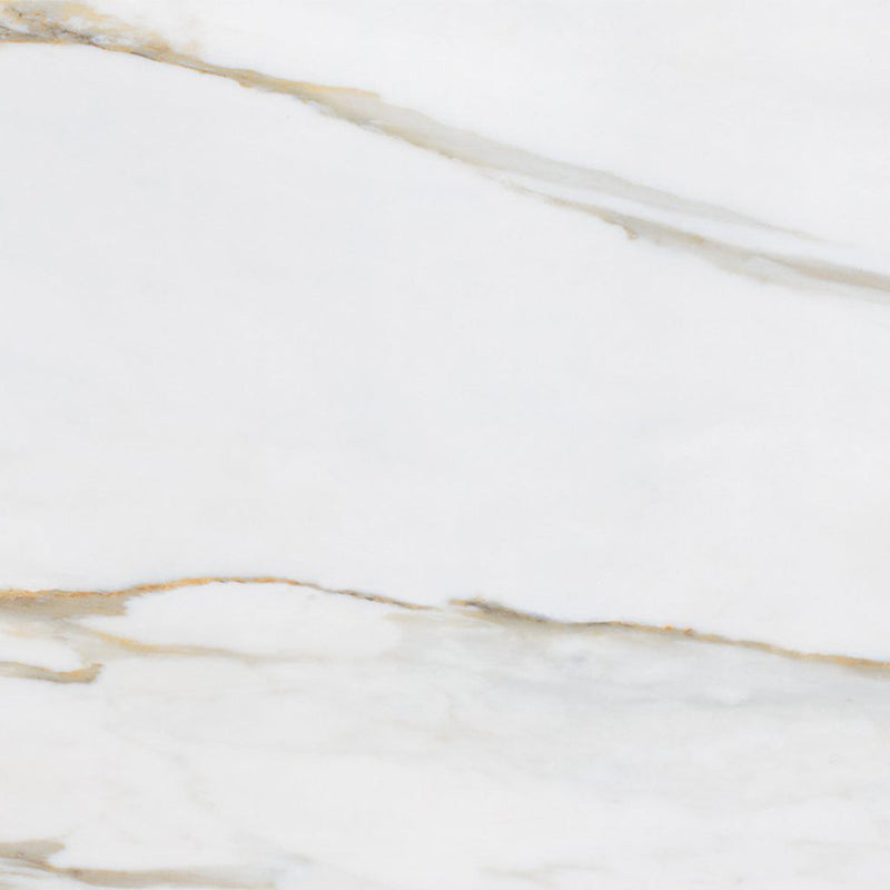 Slabs Calacata Gold UP Wall Tile - Wall Or Floor Mount - 24 x 48" Porcelain/Unpolished