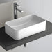 Sensacion Vessel Bathroom Sink - Over Mount - 20" Porcelain/White