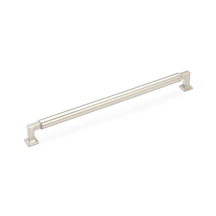 Haniburton Appliance Pull Handle - Appliance Mount - 15" Brass/Satin Nickel