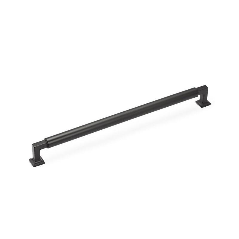 Haniburton Appliance Pull Handle - Appliance Mount - 18" Brass/Matt Black