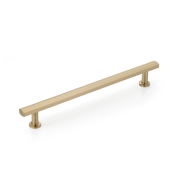 Heathrow Appliance Pull Handle - Appliance Mount - 12" Brass/Satin Brass