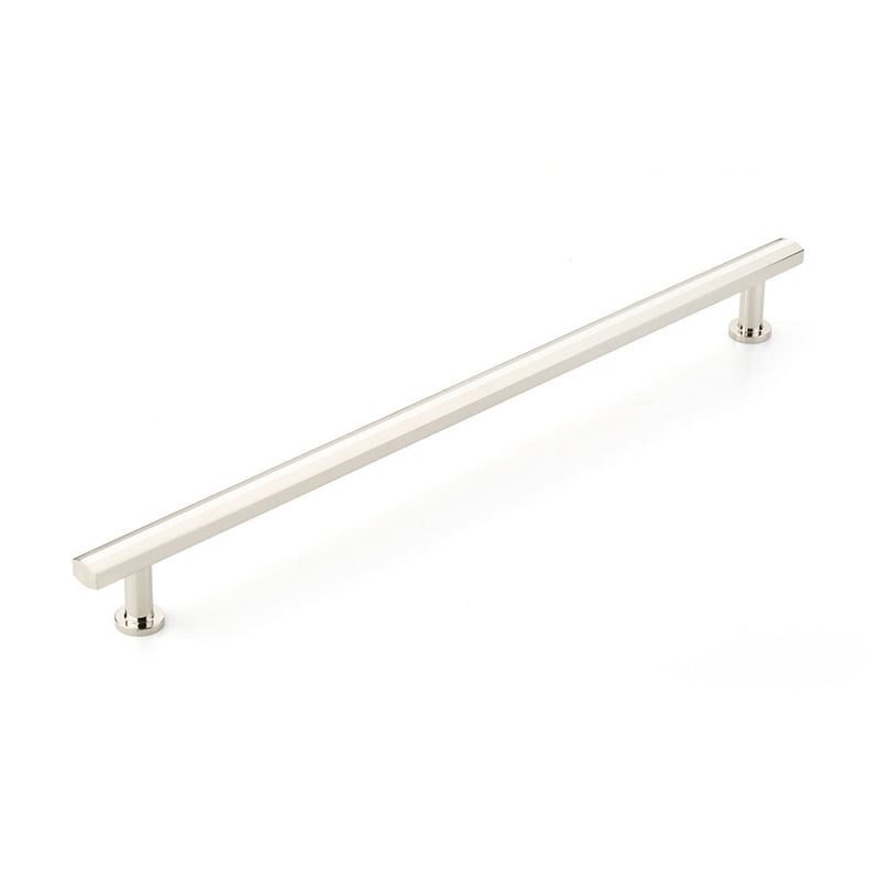 Heathrow Appliance Pull Handle - Appliance Mount - 18" Brass/Polished Nickel
