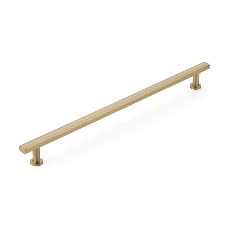 Heathrow Appliance Pull Handle - Appliance Mount - 18" Brass/Satin Brass