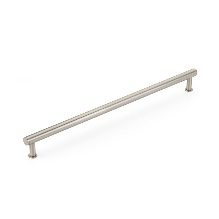 Pub House Smooth Appliance Pull Handle - Appliance Mount - 18" Brass/Brushed Nickel