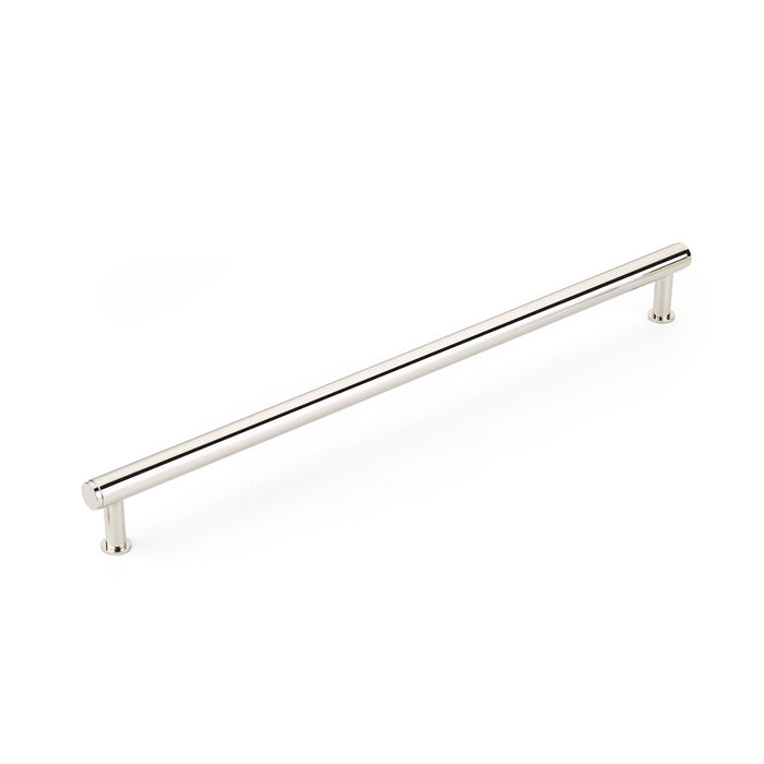 Pub House Smooth Appliance Pull Handle - Appliance Mount - 18" Brass/Polished Nickel