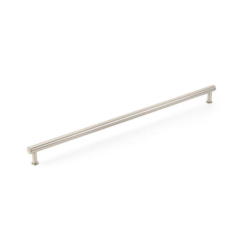 Pub House Smooth Appliance Pull Handle - Appliance Mount - 24" Brass/Brushed Nickel