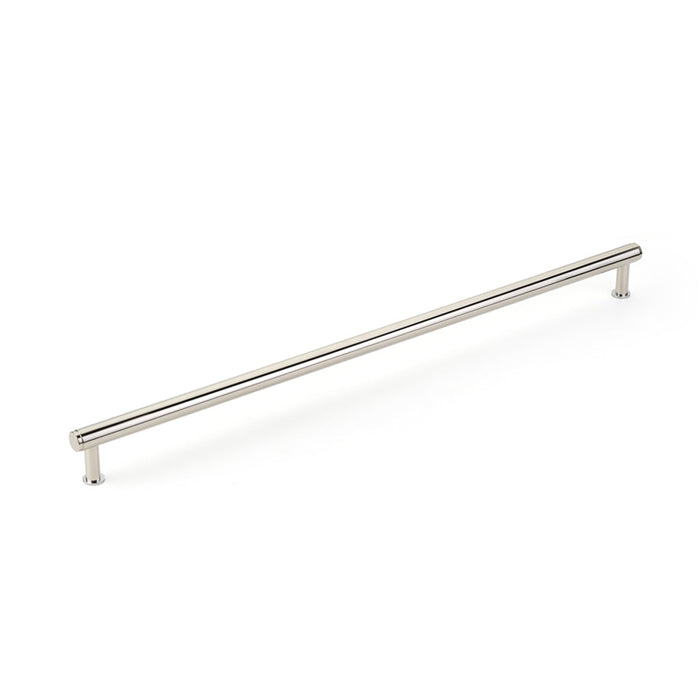 Pub House Smooth Appliance Pull Handle - Appliance Mount - 24" Brass/Polished Nickel