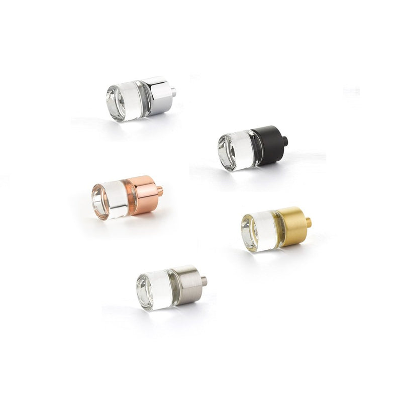 City Cylinder Cabinet Knob - Cabinet Mount - 1"