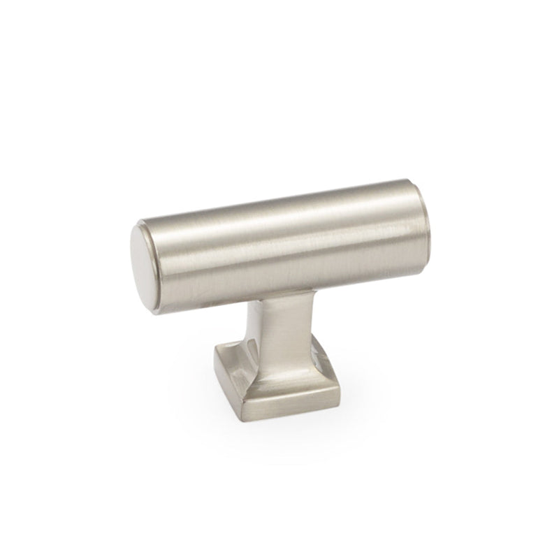 Haniburton Cabinet Knob - Cabinet Mount - 2" Brass/Satin Nickel