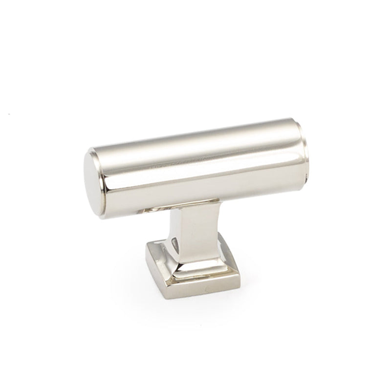 Haniburton Cabinet Knob - Cabinet Mount - 2" Brass/Polished Nickel