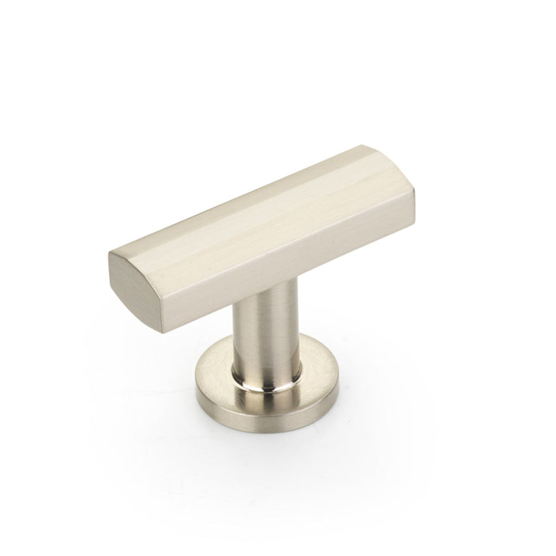 Heathrow Cabinet Knob - Cabinet Mount - 2" Brass/Brushed Nickel