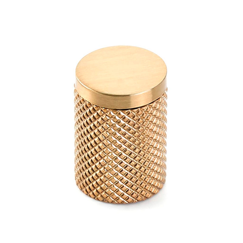 Modo Cabinet Knob - Cabinet Mount - 1" Zinc/Satin Brass