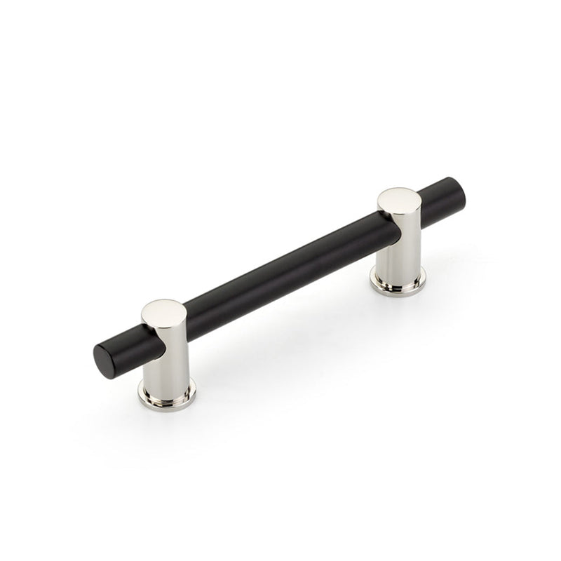 Fonce Cabinet Pull Handle - Cabinet Mount - 4" Brass/Matt Black/Polished Nickel