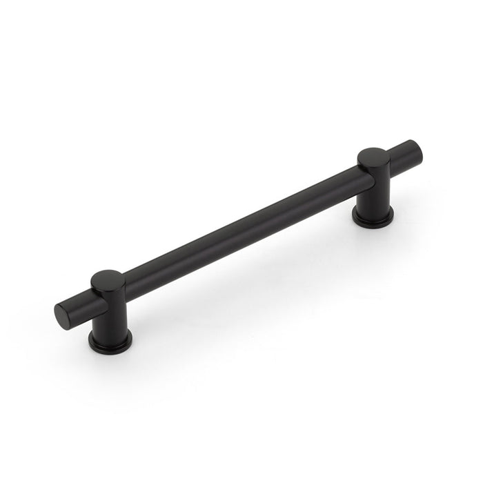 Fonce Cabinet Pull Handle - Cabinet Mount - 6" Brass/Matt Black