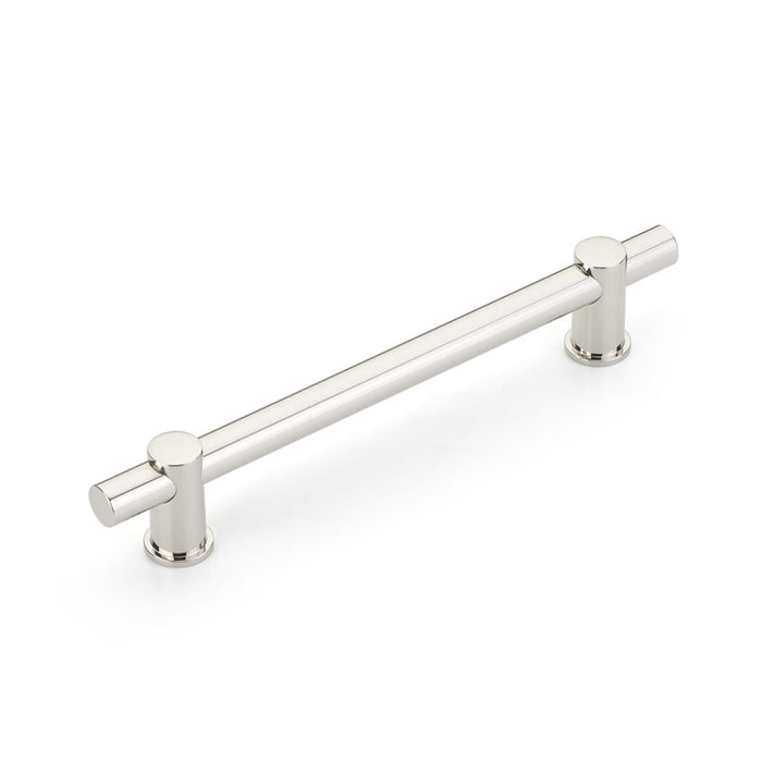 Fonce Cabinet Pull Handle - Cabinet Mount - 6" Brass/Polished Nickel