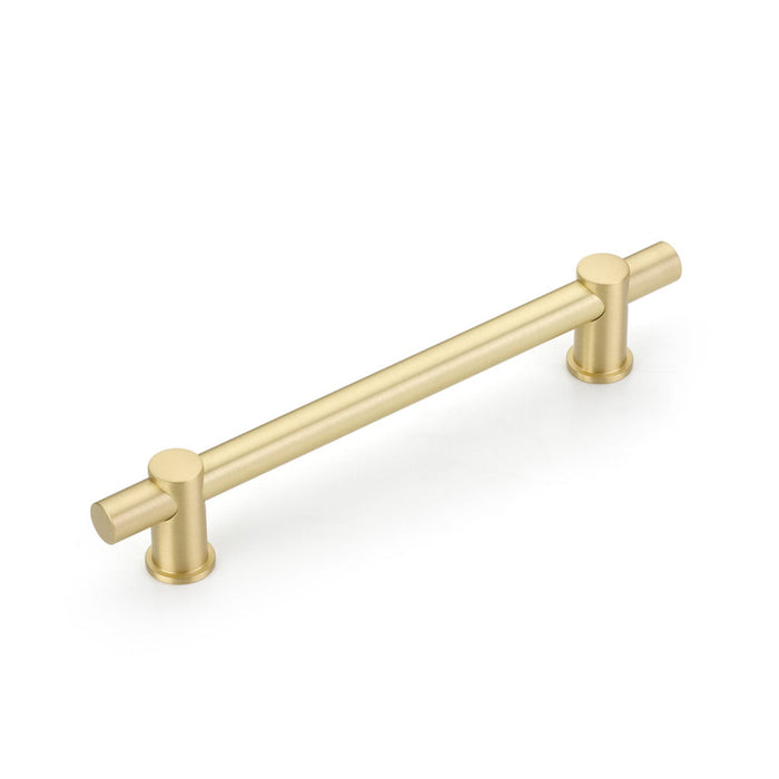 Fonce Cabinet Pull Handle - Cabinet Mount - 6" Brass/Satin Brass