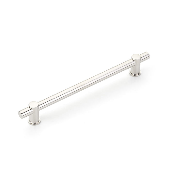 Fonce Cabinet Pull Handle - Cabinet Mount - 8" Brass/Polished Nickel