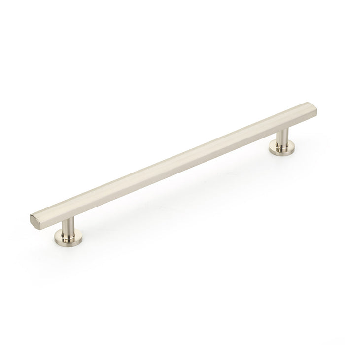 Heathrow Cabinet Pull Handle - Cabinet Mount - 8" Brass/Brushed Nickel
