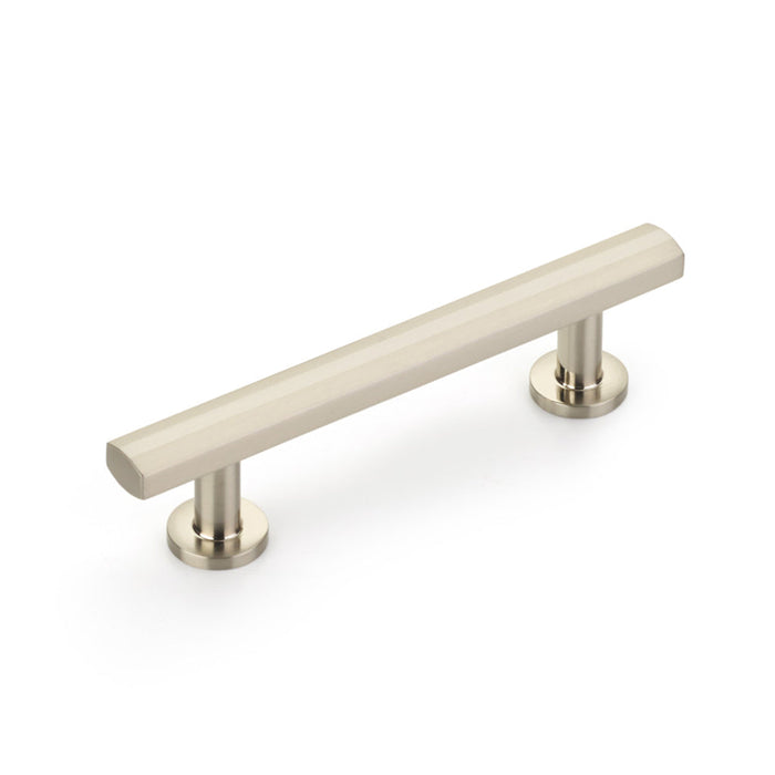 Heathrow Cabinet Pull Handle - Cabinet Mount - 3" Brass/Brushed Nickel