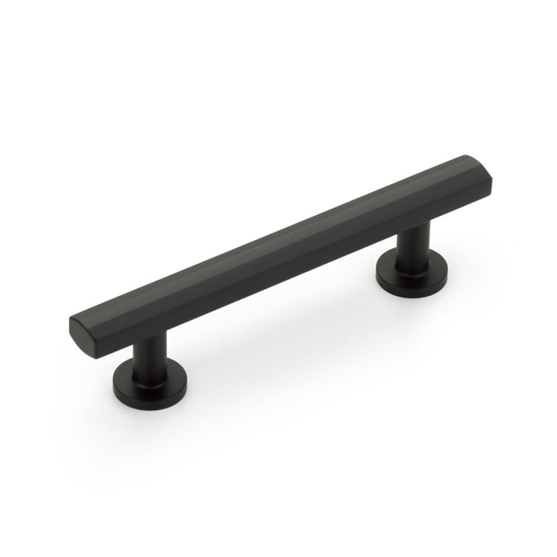 Heathrow Cabinet Pull Handle - Cabinet Mount - 3" Brass/Matt Black