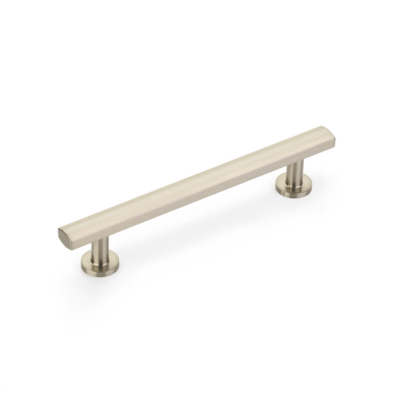 Heathrow Cabinet Pull Handle - Cabinet Mount - 5" Brass/Brushed Nickel