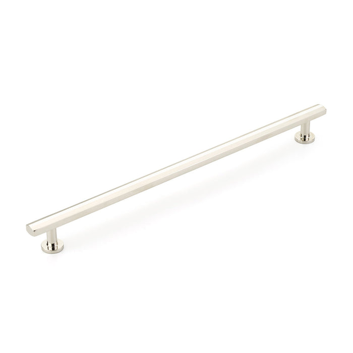 Heathrow Cabinet Pull Handle - Cabinet Mount - 12" Brass/Polished Nickel
