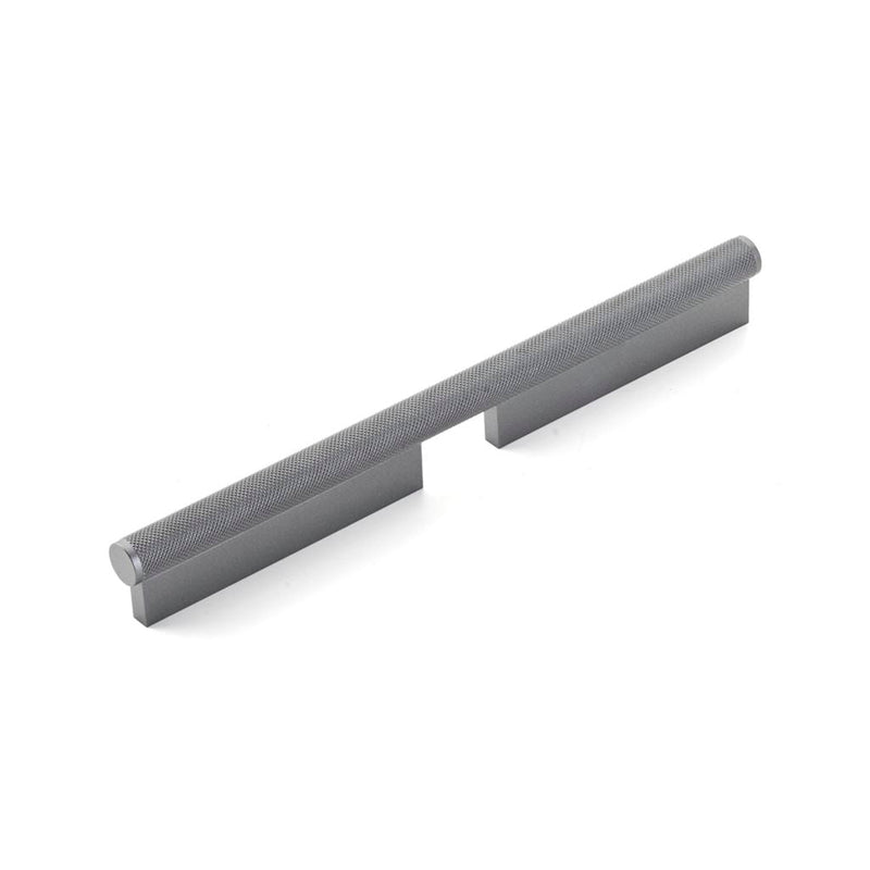 Modo Cabinet Pull Handle - Cabinet Mount - 6" Zinc/Gun Metal