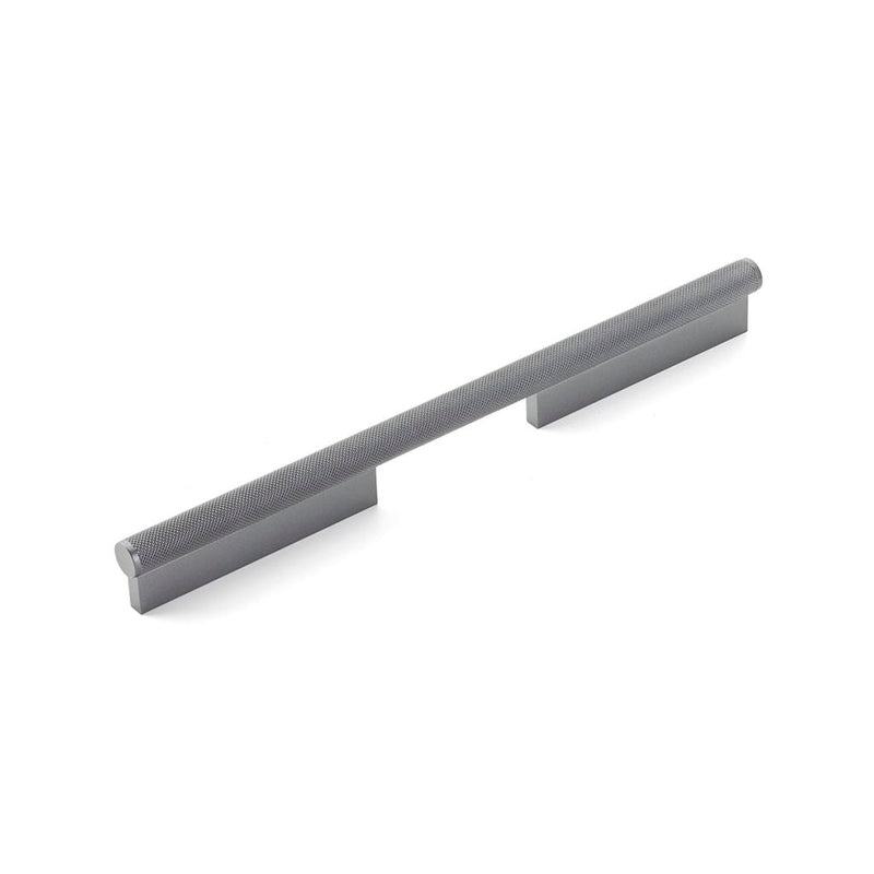 Modo Cabinet Pull Handle - Cabinet Mount - 8" Zinc/Gun Metal
