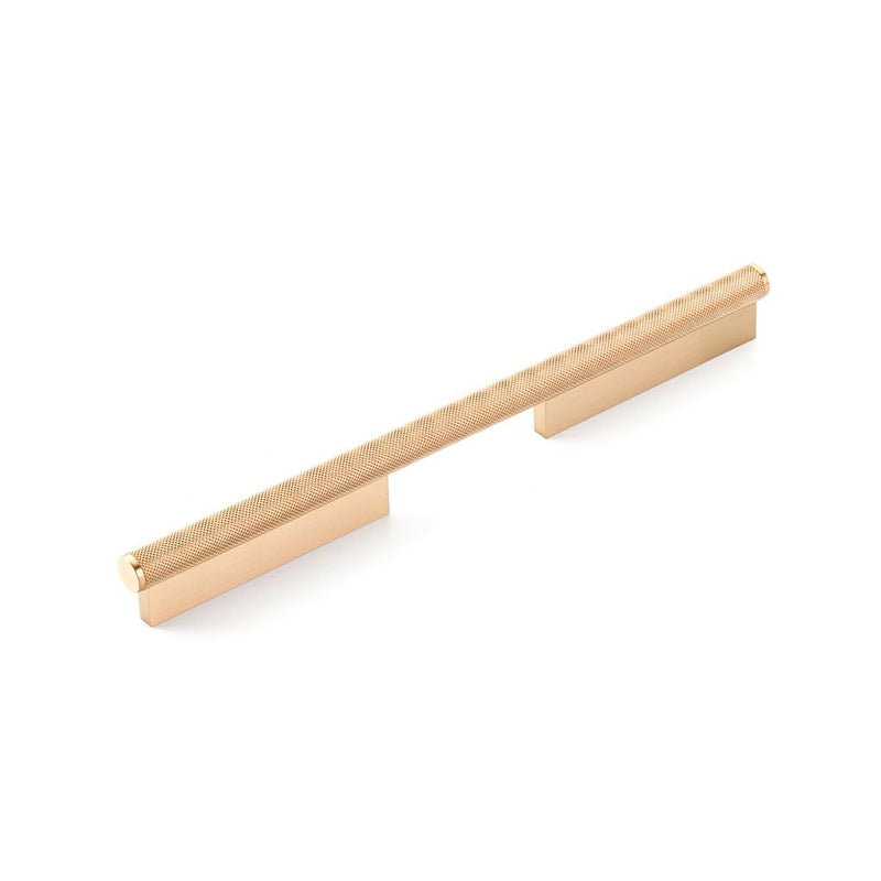 Modo Cabinet Pull Handle - Cabinet Mount - 8" Zinc/Satin Brass