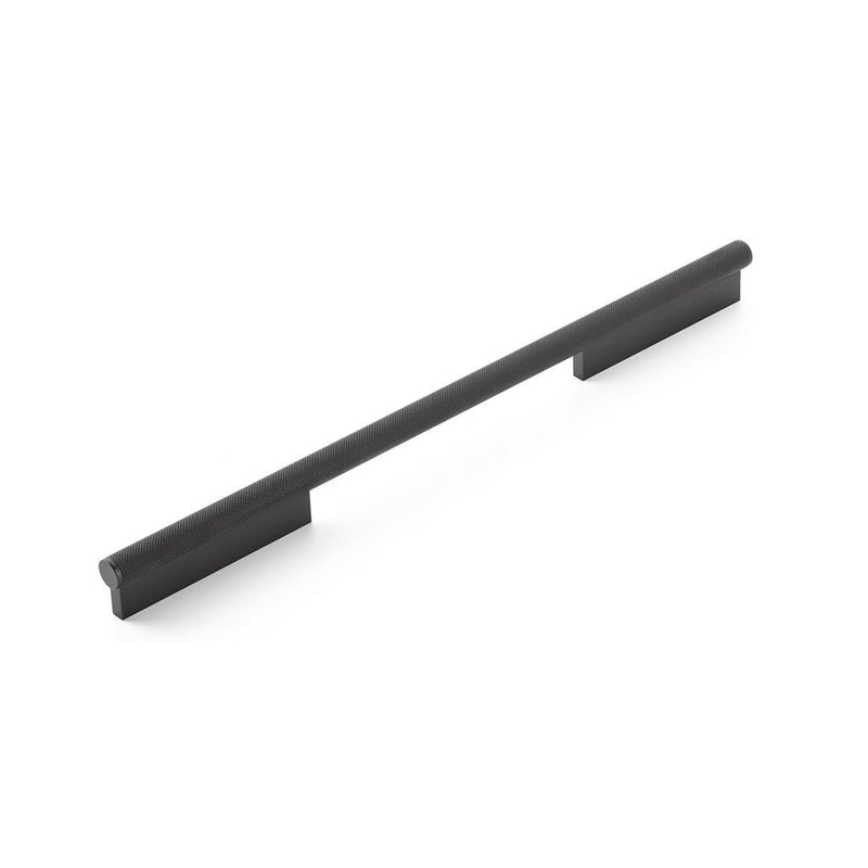 Modo Cabinet Pull Handle - Cabinet Mount - 12" Zinc/Matt Black