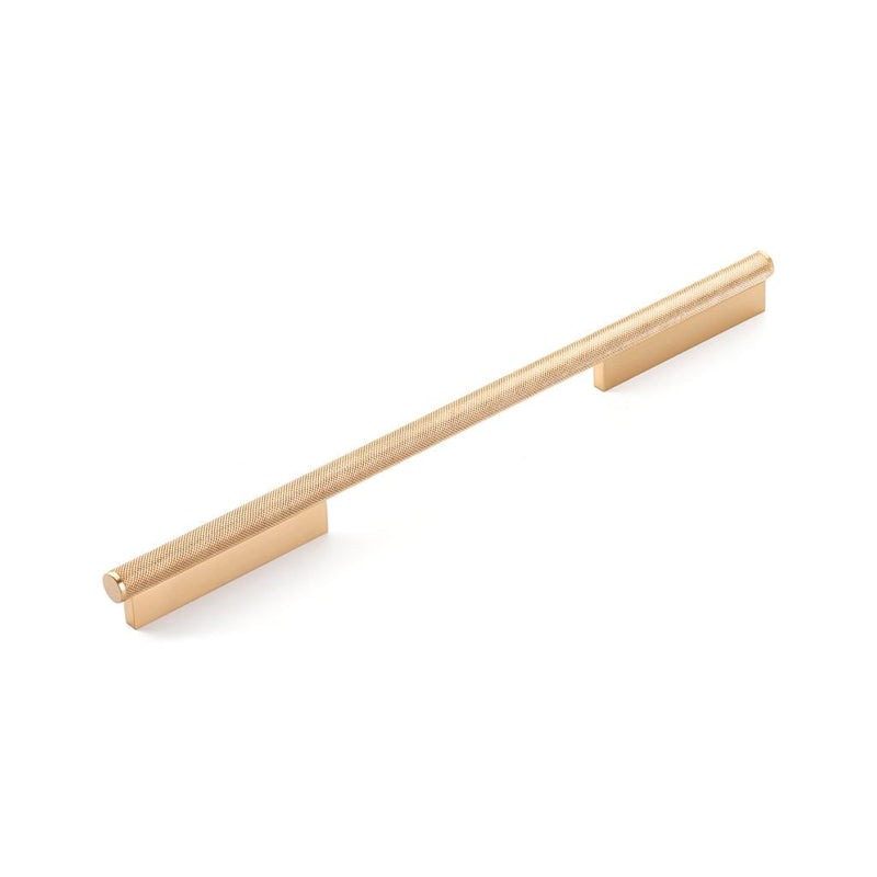 Modo Cabinet Pull Handle - Cabinet Mount - 12" Zinc/Satin Brass