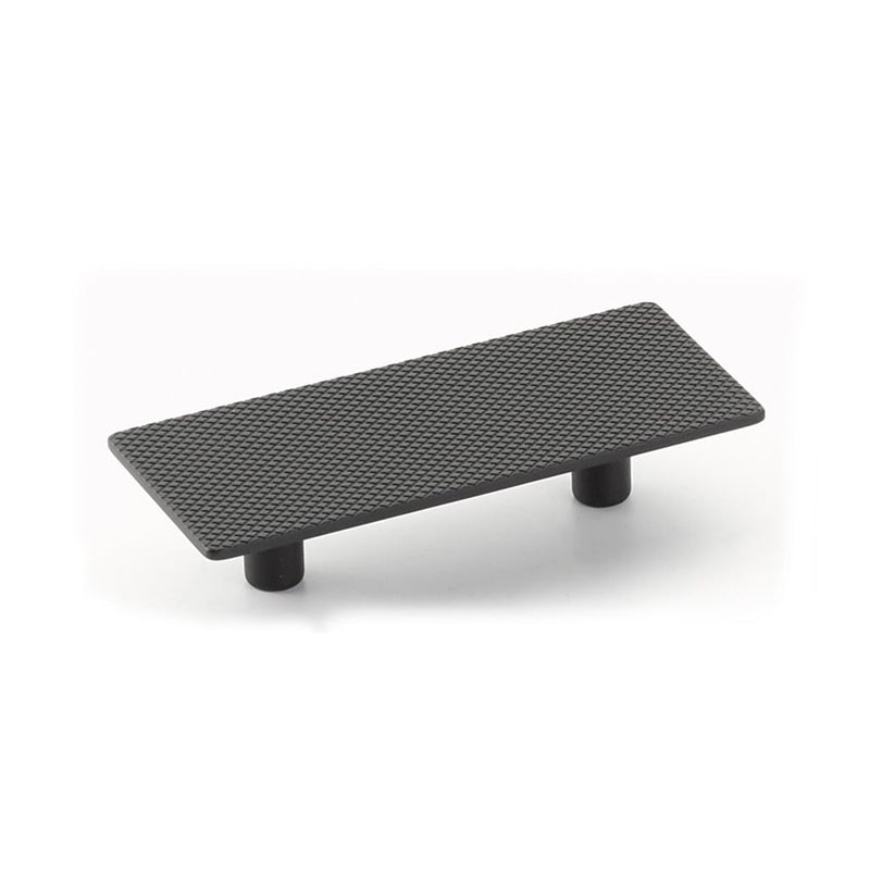 Modo Rectangular Cabinet Pull Handle - Cabinet Mount - 4" Zinc/Matt Black