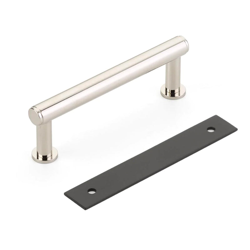 Pub House Smooth Cabinet Pull Handle - Cabinet Mount - 4" Brass/Polished Nickel/Black
