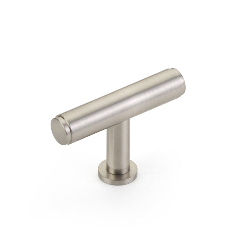 Pub House Smooth Cabinet Pull Handle - Cabinet Mount - 2" Brass/Brushed Nickel