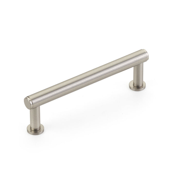 Pub House Smooth Cabinet Pull Handle - Cabinet Mount - 4" Brass/Brushed Nickel