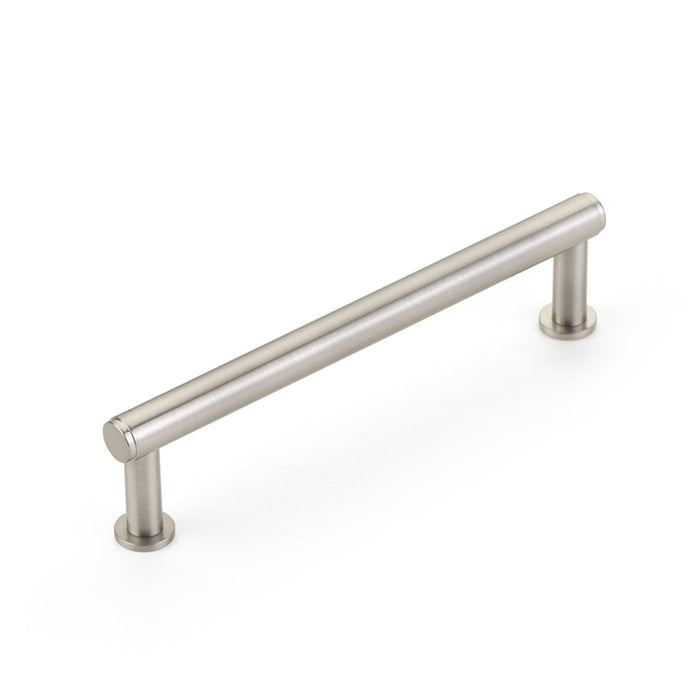 Pub House Smooth Cabinet Pull Handle - Cabinet Mount - 5" Brass/Brushed Nickel