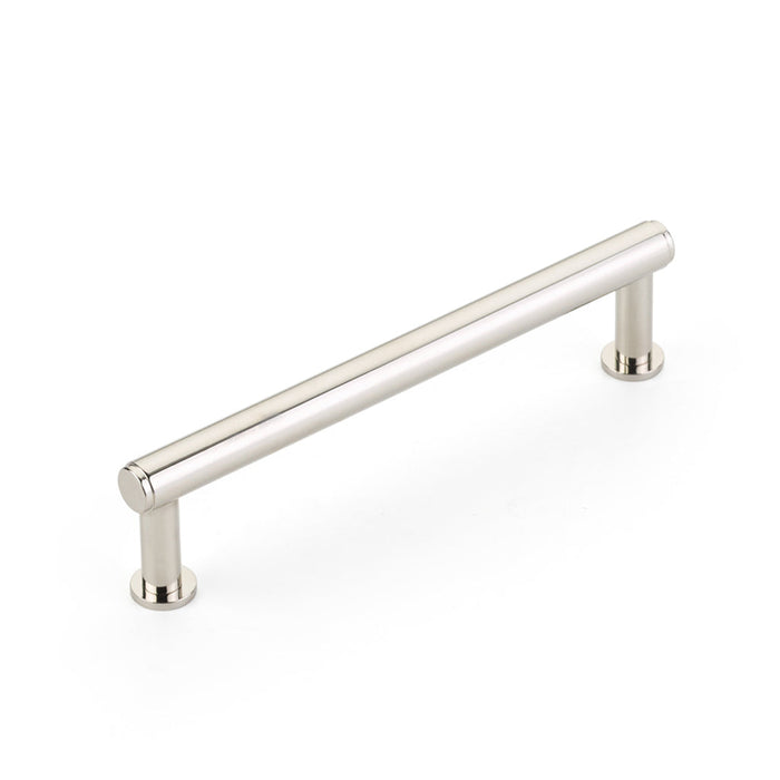 Pub House Smooth Cabinet Pull Handle - Cabinet Mount - 5" Brass/Polished Nickel