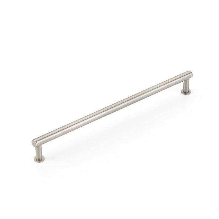 Pub House Smooth Cabinet Pull Handle - Cabinet Mount - 10" Brass/Brushed Nickel